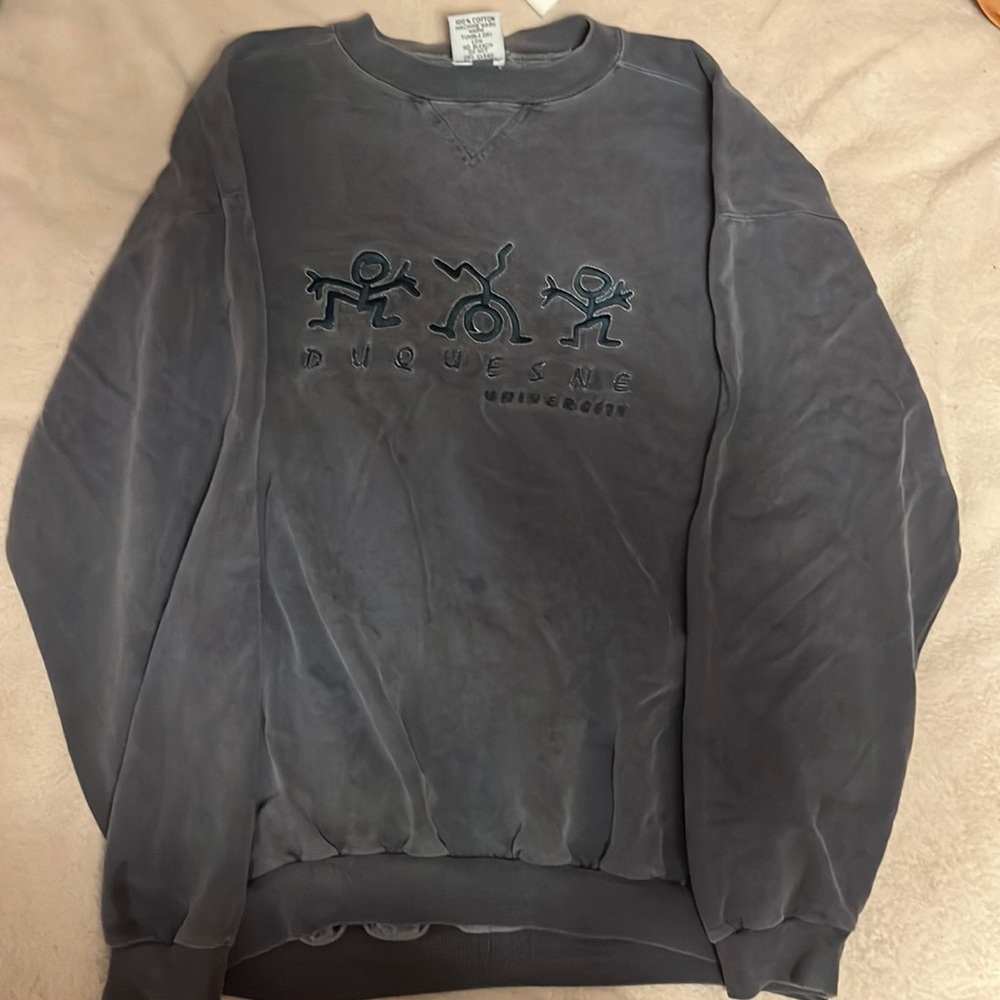 Duquesne embroidered crewneck